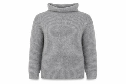 Womens UK Size S Preworn Grey Pullover Jumper