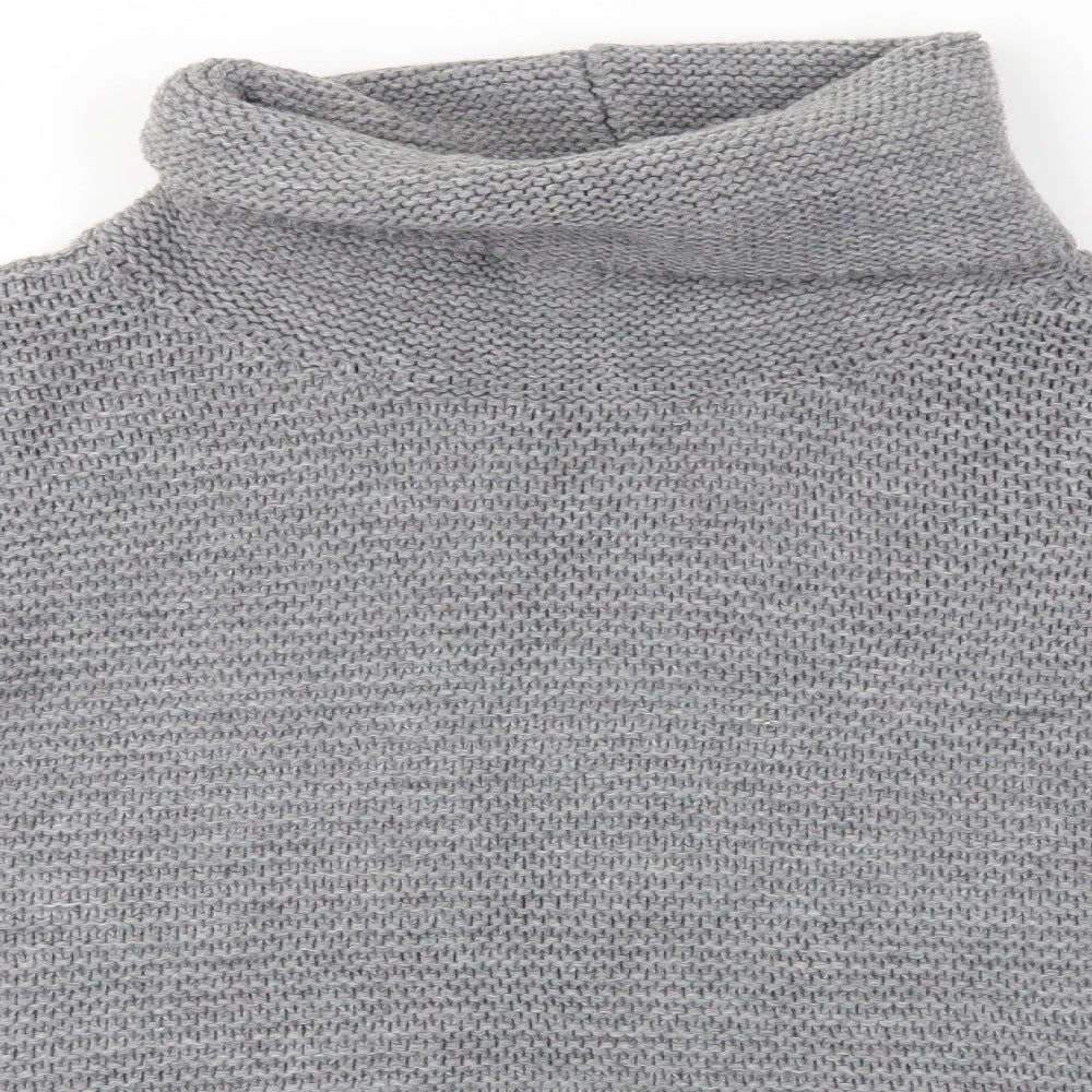 Womens UK Size S Preworn Grey Pullover Jumper