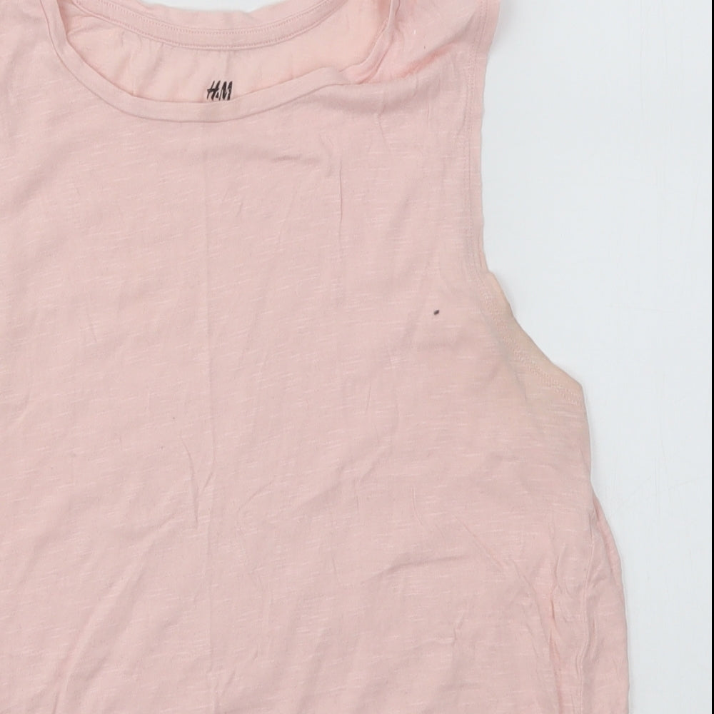 H&M Womens Pink   Basic T-Shirt Size S