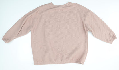 Primark Womens Pink   Pullover Jumper Size L