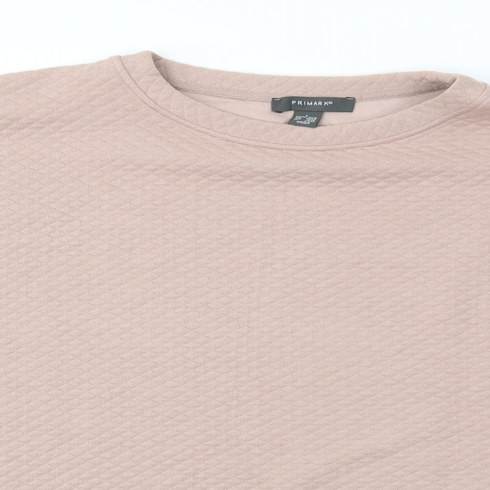 Primark Womens Pink   Pullover Jumper Size L