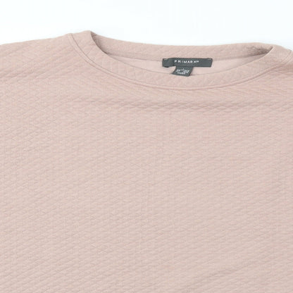 Primark Womens Pink   Pullover Jumper Size L