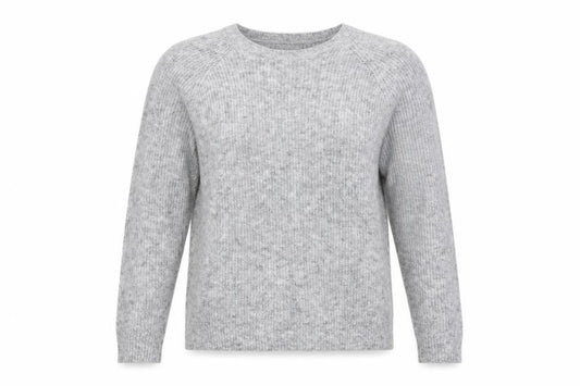 Front view of Matalan women’s grey jumper, size L