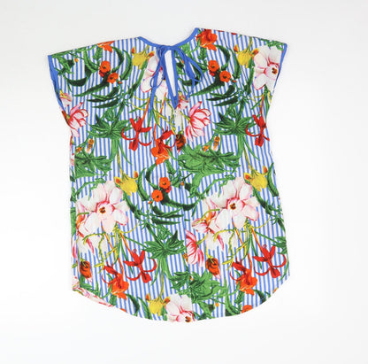 Womens UK Size 10 Pep & Co Multicoloured Basic Blouse