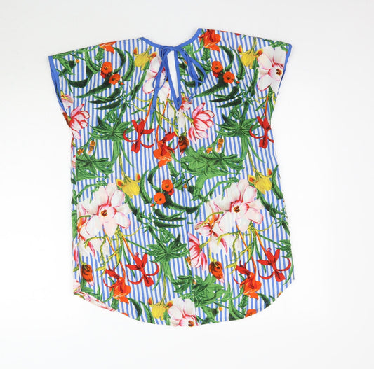 Womens UK Size 10 Pep & Co Multicoloured Basic Blouse