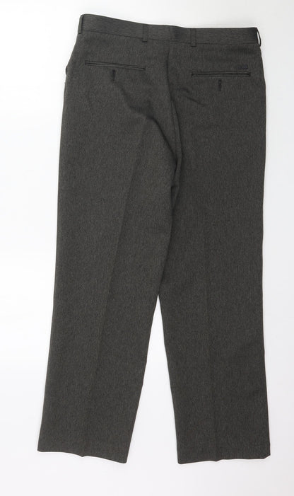 Greenwoods Mens Grey   Trousers  Size 34 in L29 in - Work Office