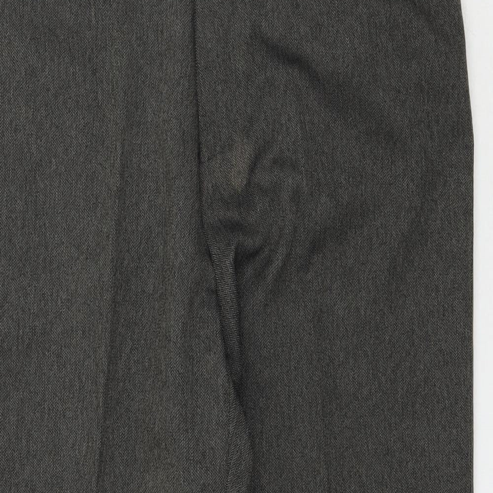 Greenwoods Mens Grey   Trousers  Size 34 in L29 in - Work Office