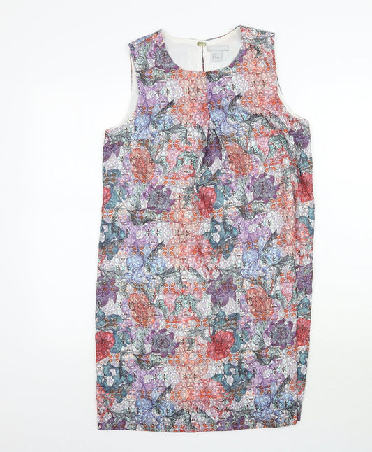 H&M Womens Multicoloured Geometric  Tank Dress  Size 10