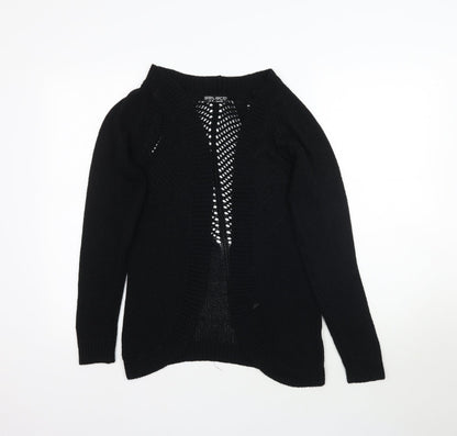 Womens UK Size 8 Select Black Cardigan Jumper