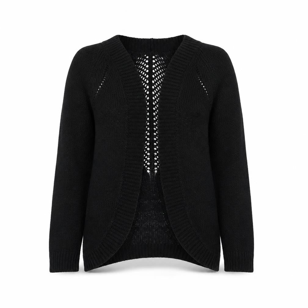 Womens UK Size 8 Select Black Cardigan Jumper