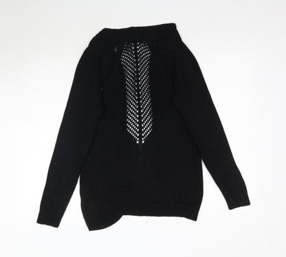 Womens UK Size 8 Select Black Cardigan Jumper