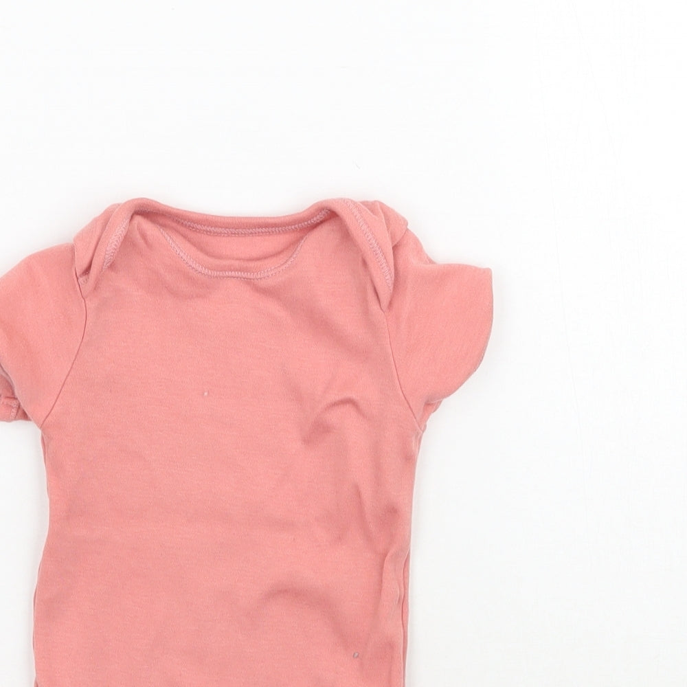 George Girls Pink   Babygrow One-Piece Size 9-12 Months
