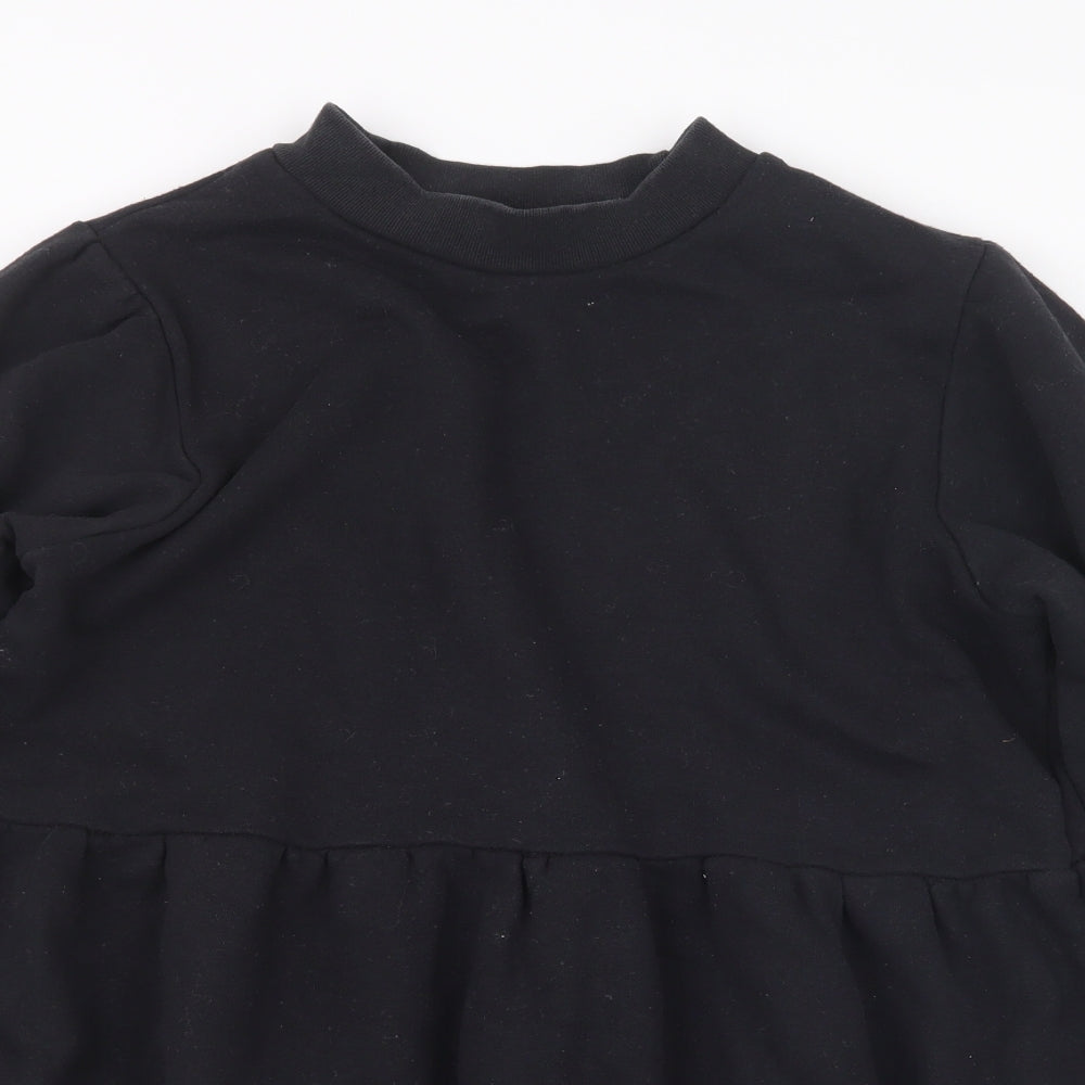 Influence Womens Black  Knit Pullover Jumper Size 8