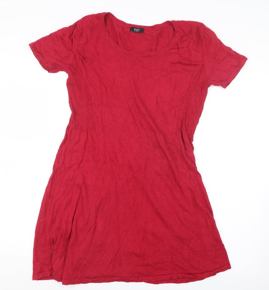 F&F Womens Red  Knit Pullover Jumper Size 16