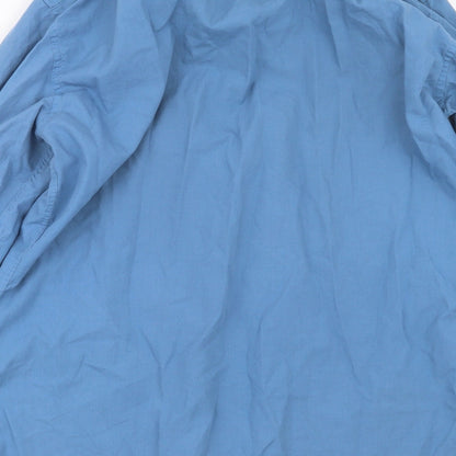 Very Mens Blue    Button-Up Size 16