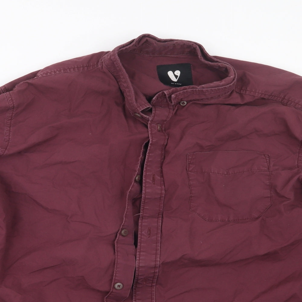 Very Mens Purple    Button-Up Size XL