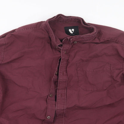 Very Mens Purple    Button-Up Size XL