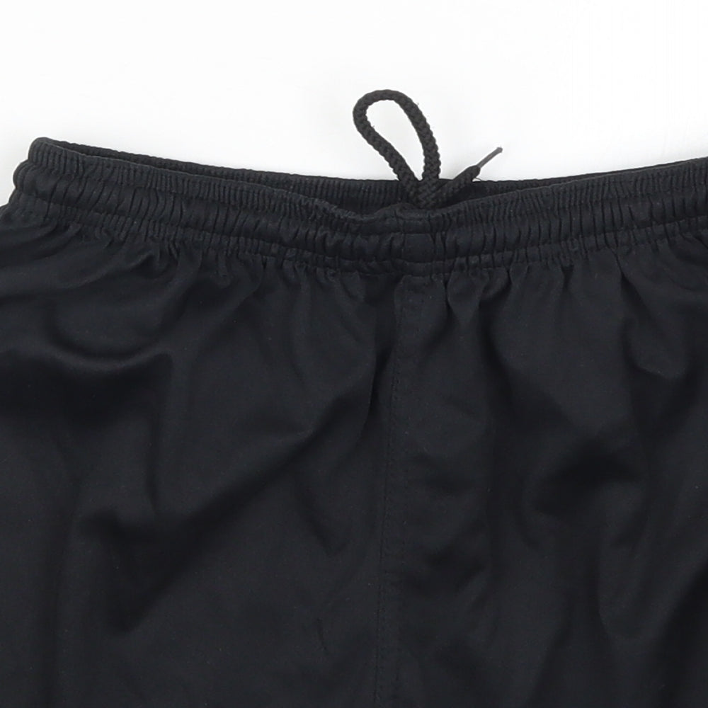 Falcon Mens Black   Sweat Shorts Size 24
