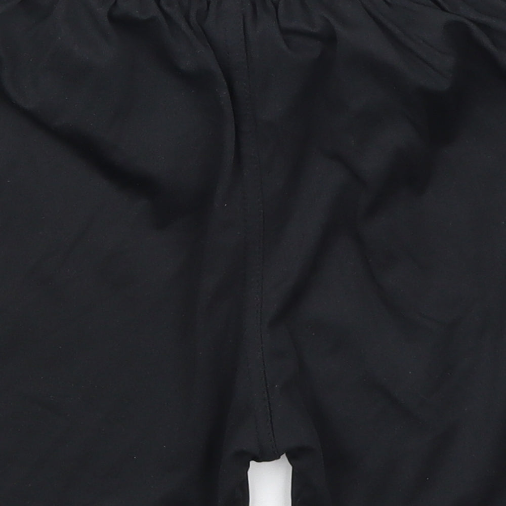 Falcon Mens Black   Sweat Shorts Size 24