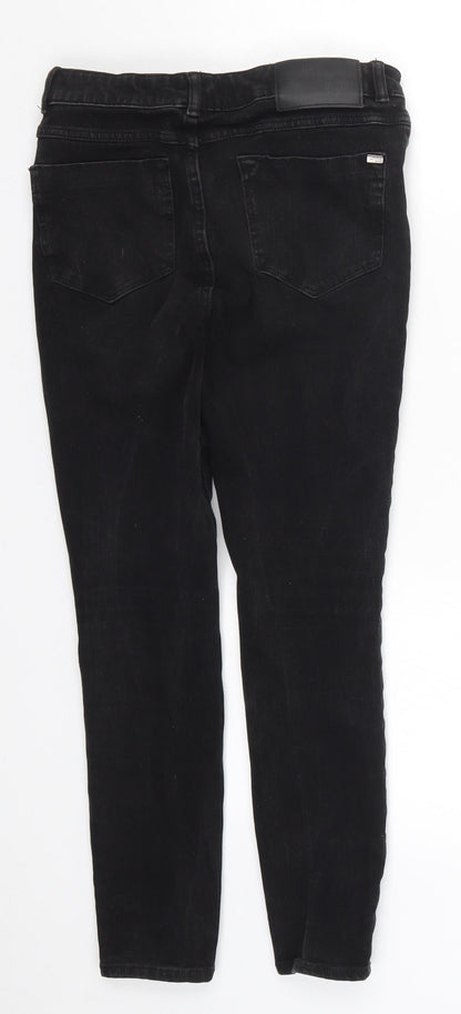 George Womens Black  Denim Skinny Jeans Size 8 L23 in