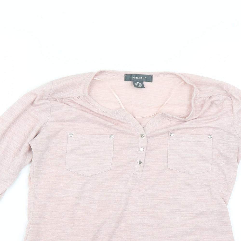 Primark Womens Pink   Basic Blouse Size 6