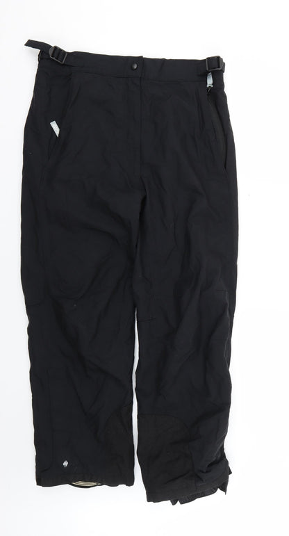 Marks and Spencer Mens Black   Rain Trousers Trousers Size XL L26 in