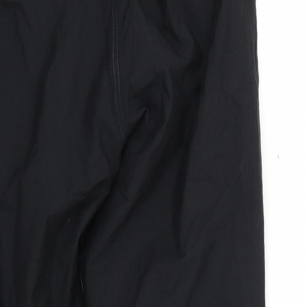 Marks and Spencer Mens Black   Rain Trousers Trousers Size XL L26 in
