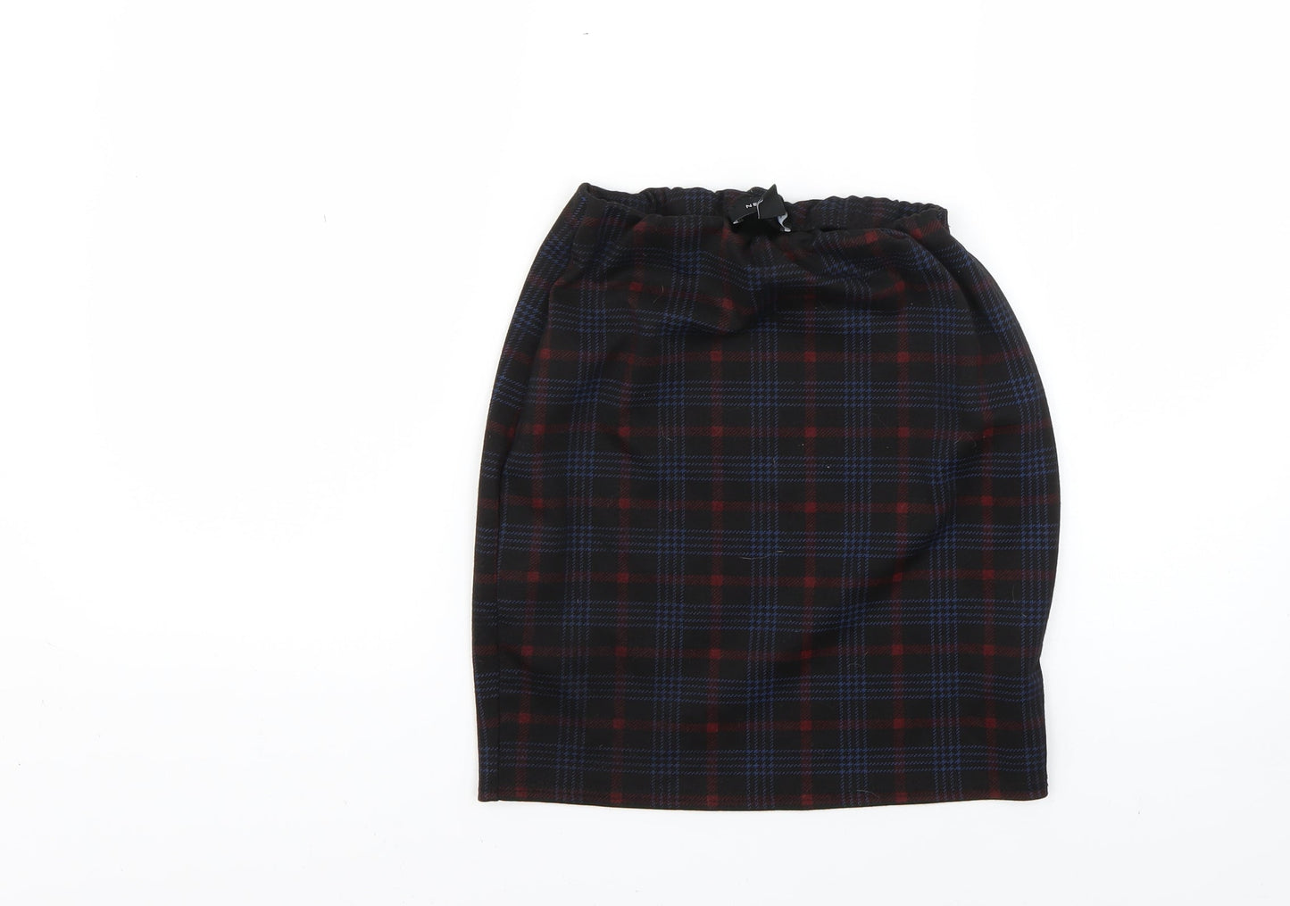 New Look Womens Multicoloured Check  Mini Skirt Size 6
