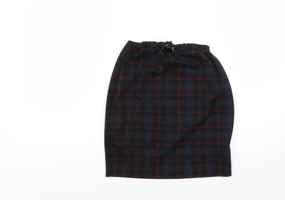 New Look Womens Multicoloured Check  Mini Skirt Size 6