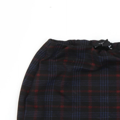 New Look Womens Multicoloured Check  Mini Skirt Size 6