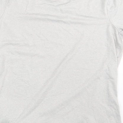 Land's End Womens Grey   Basic T-Shirt Size M