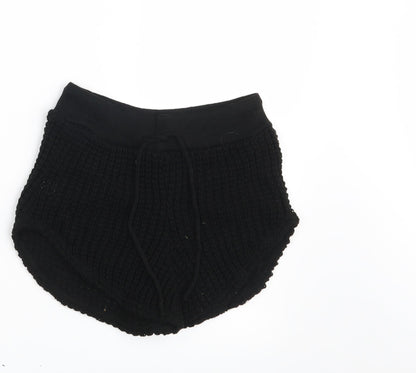In the Style Womens Black   Hot Pants Shorts Size M