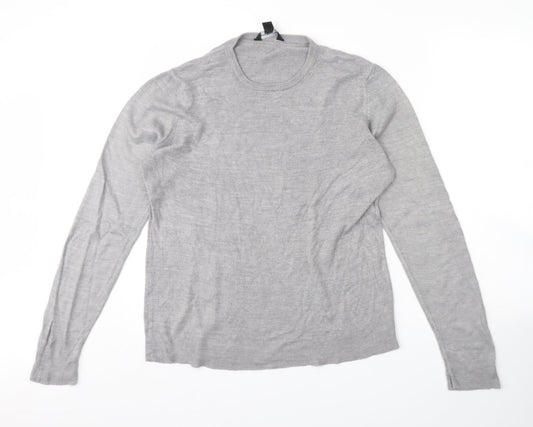 Cedar Wood State Mens Grey   Pullover Jumper Size L