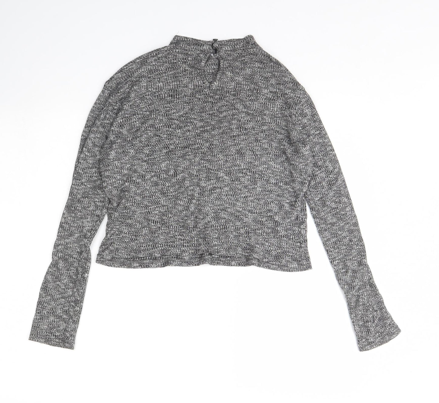 Womens UK Size 14 Atmosphere Grey Basic Blouse