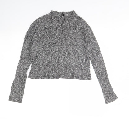Womens UK Size 14 Atmosphere Grey Basic Blouse