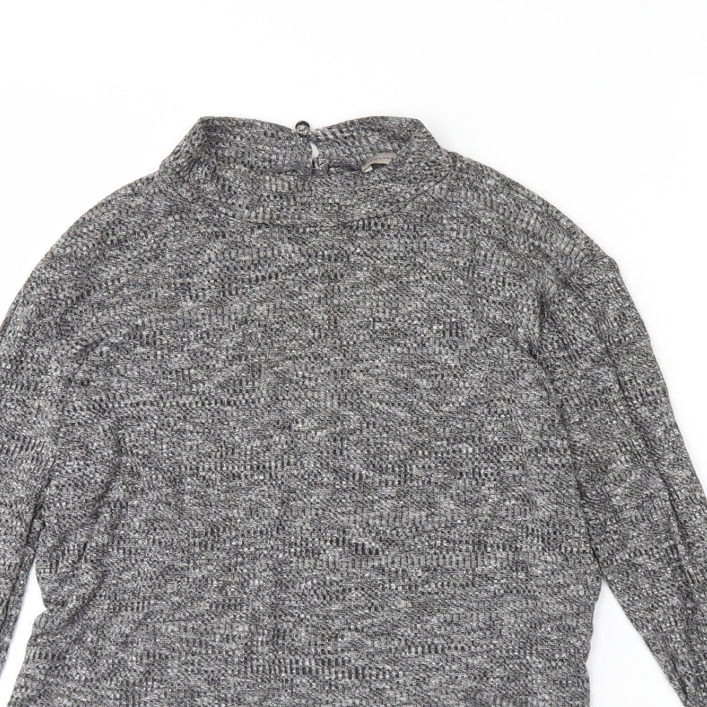 Womens UK Size 14 Atmosphere Grey Basic Blouse