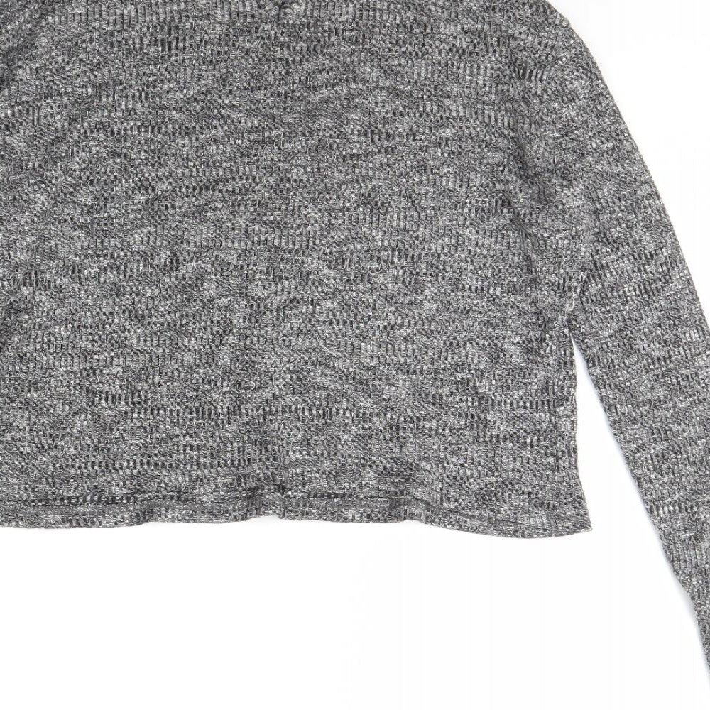 Womens UK Size 14 Atmosphere Grey Basic Blouse