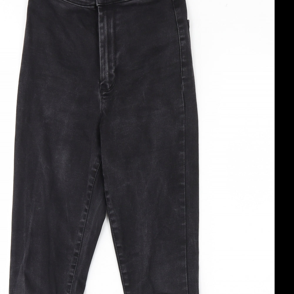 Denim & Co. Womens Black  Denim Skinny Jeans Size 10 L28 in