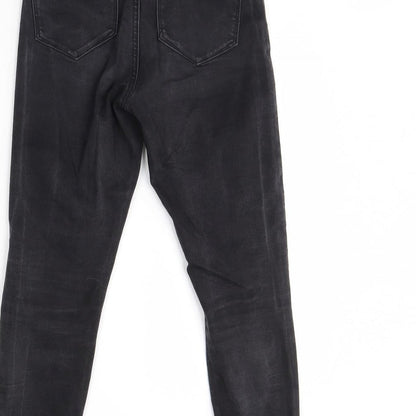 Denim & Co. Womens Black  Denim Skinny Jeans Size 10 L28 in