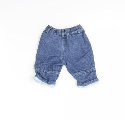 Jac Baby Baby Blue  Denim Capri Jeans Size 3-6 Months