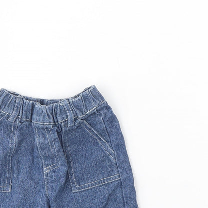 Jac Baby Baby Blue  Denim Capri Jeans Size 3-6 Months
