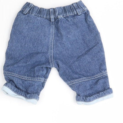 Jac Baby Baby Blue  Denim Capri Jeans Size 3-6 Months