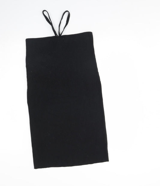 Misspap Womens Black   Bodycon  Size 14