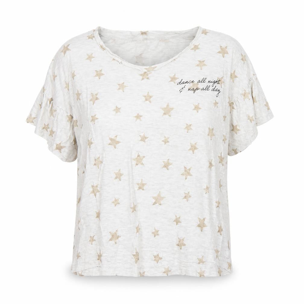 Front view of George women’s grey solid cami pyjama top, size UK 4