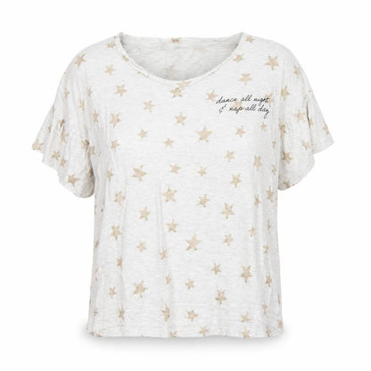 Front view of George women’s grey solid cami pyjama top, size UK 4