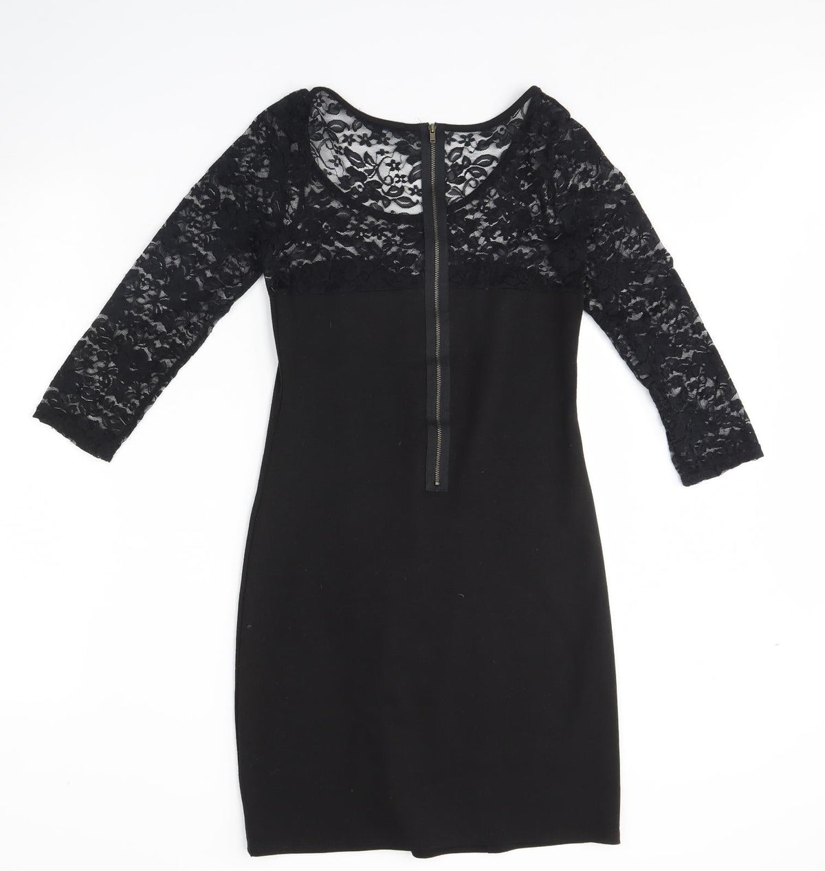 Back view of Bluheaven women’s black mini, size S