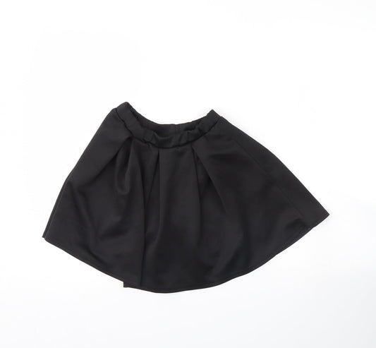 Boohoo Womens Black   Flare Skirt Size 8