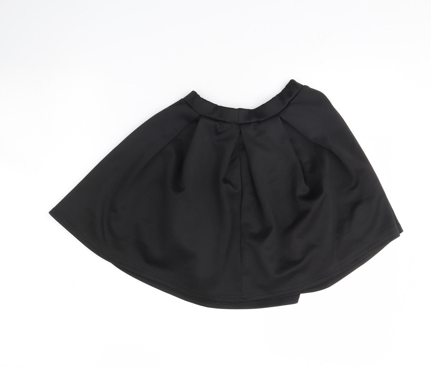 Boohoo Womens Black   Flare Skirt Size 8