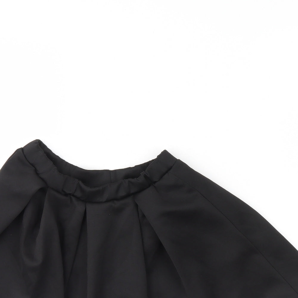 Boohoo Womens Black   Flare Skirt Size 8