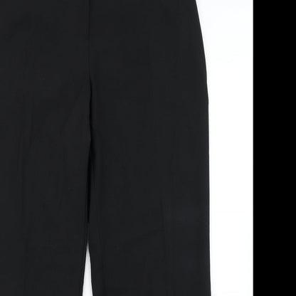 Womens UK Size 16 M&Co Regular Fit Dress Pants Black Trousers